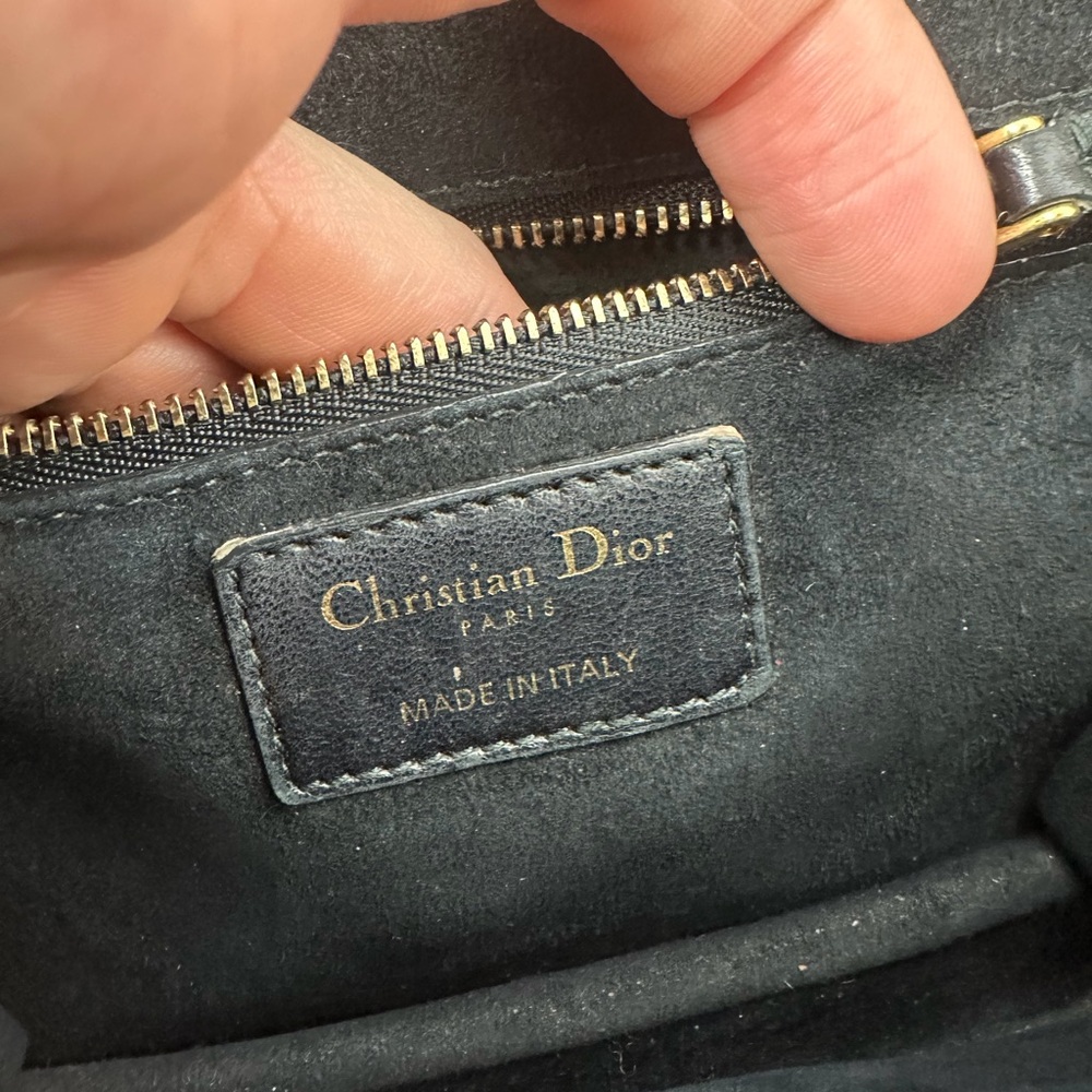 Pymt-3-DIOR LEATHER STUDDED WOC Shoulder/Crossbody Bag - Picture 8 of 10